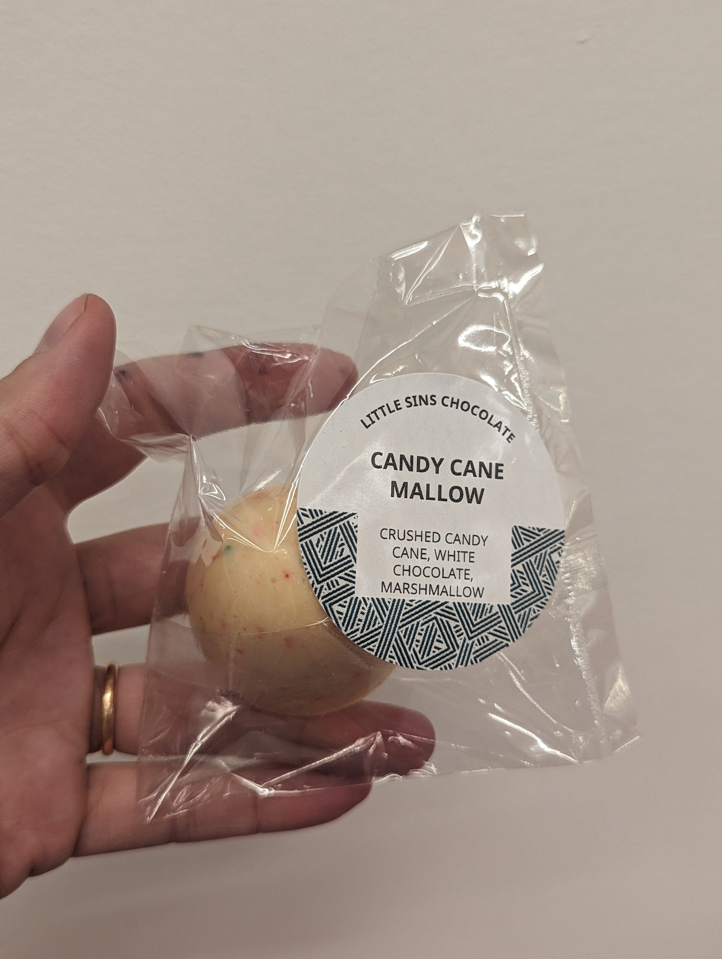 Dessert bite- Candy Cane Mallow