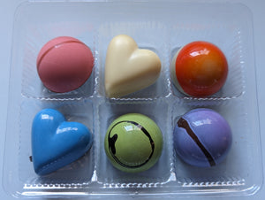 6 piece box -Assorted chocolates